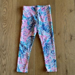 Lilly Pulitzer girls leggings size M EUC